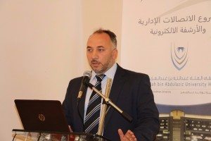 Rodwan Abu Lebdeh from NVSSoft speaking at KAAUH